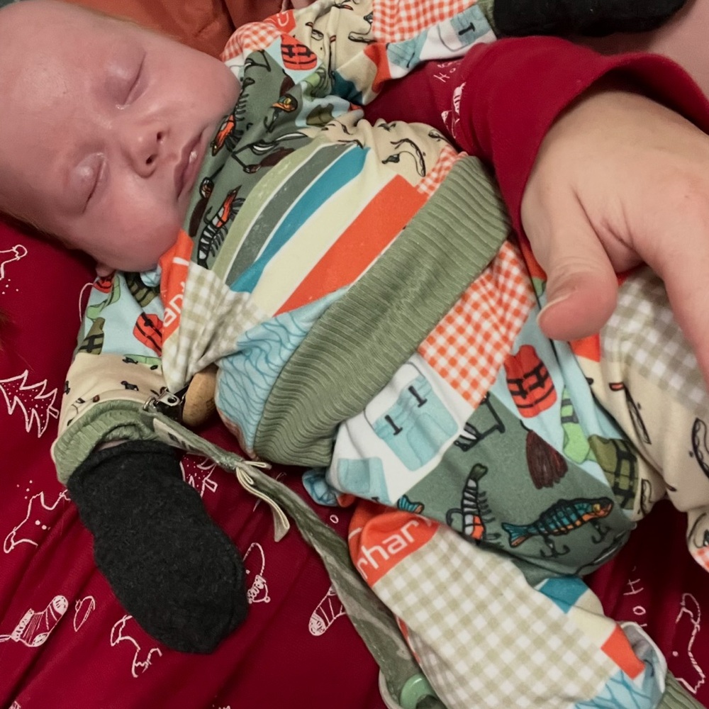 Handmade fishing outfit